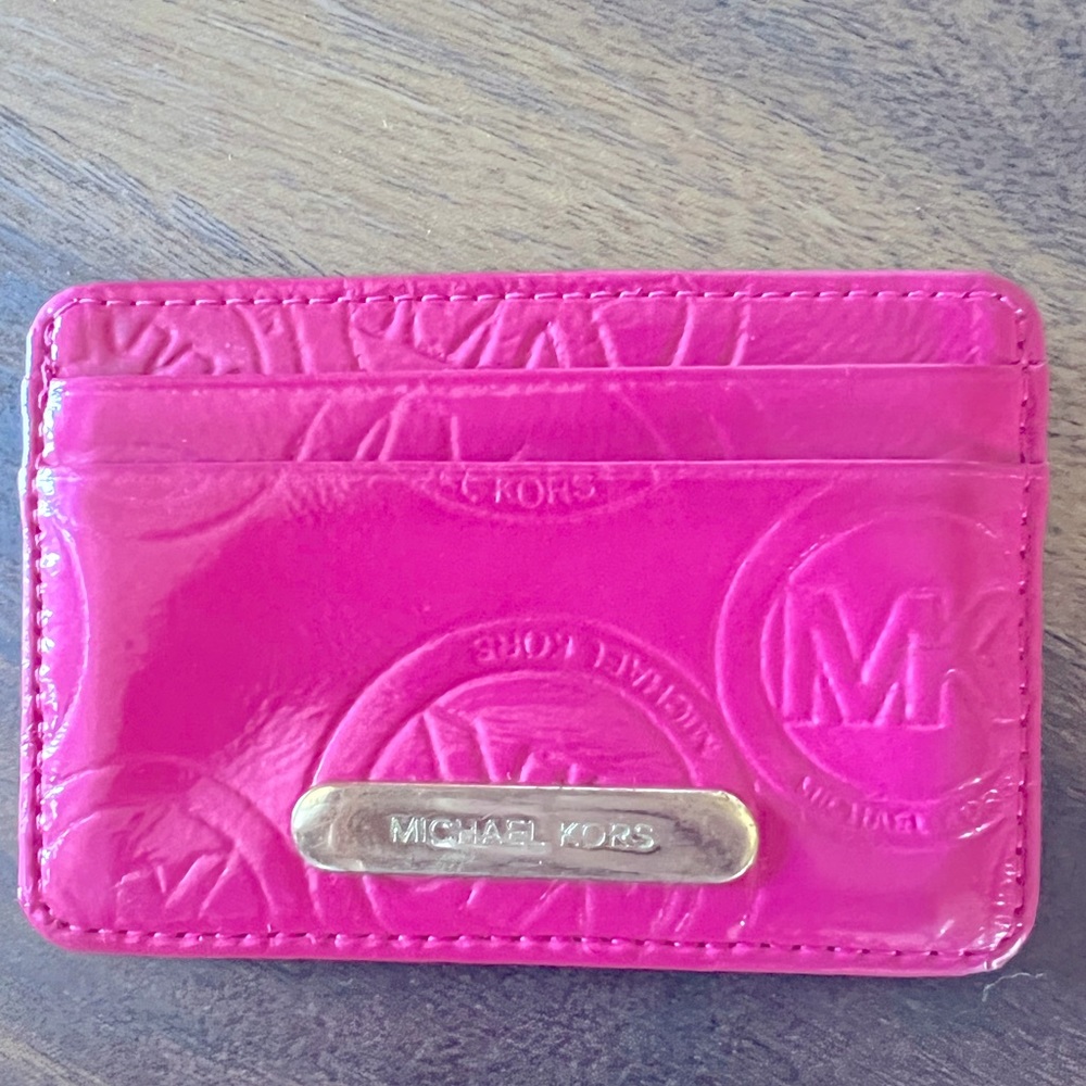 Michael Kors PVC Pink Cardholder